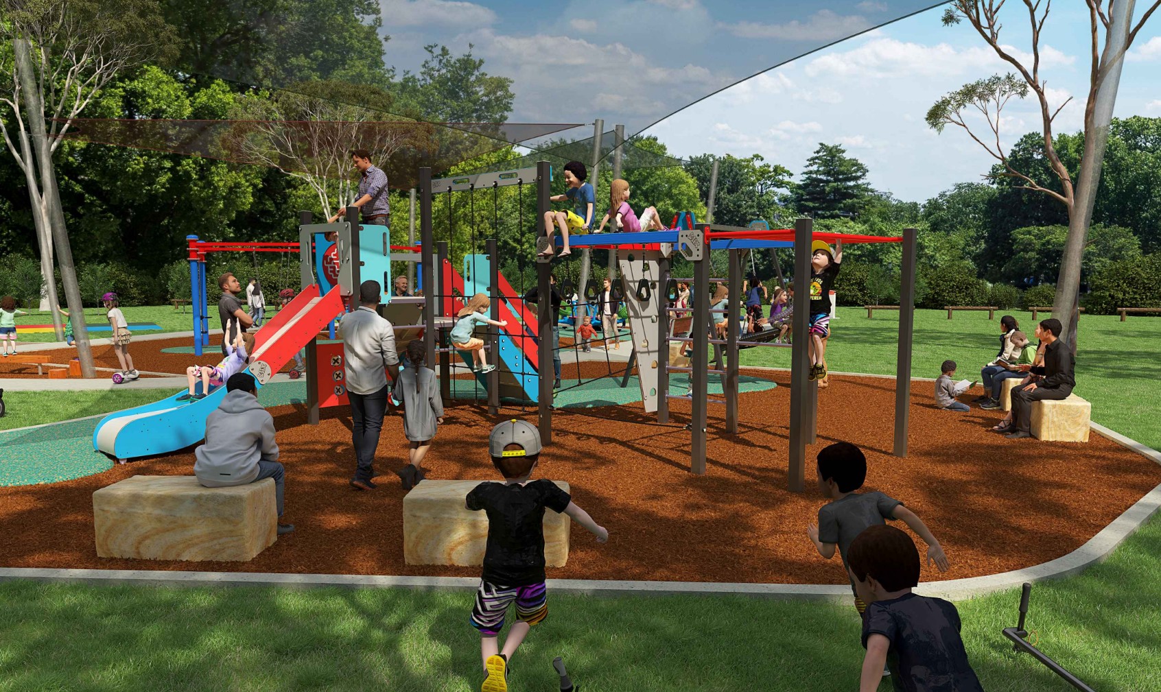 Sales Park Option 1 artists impression