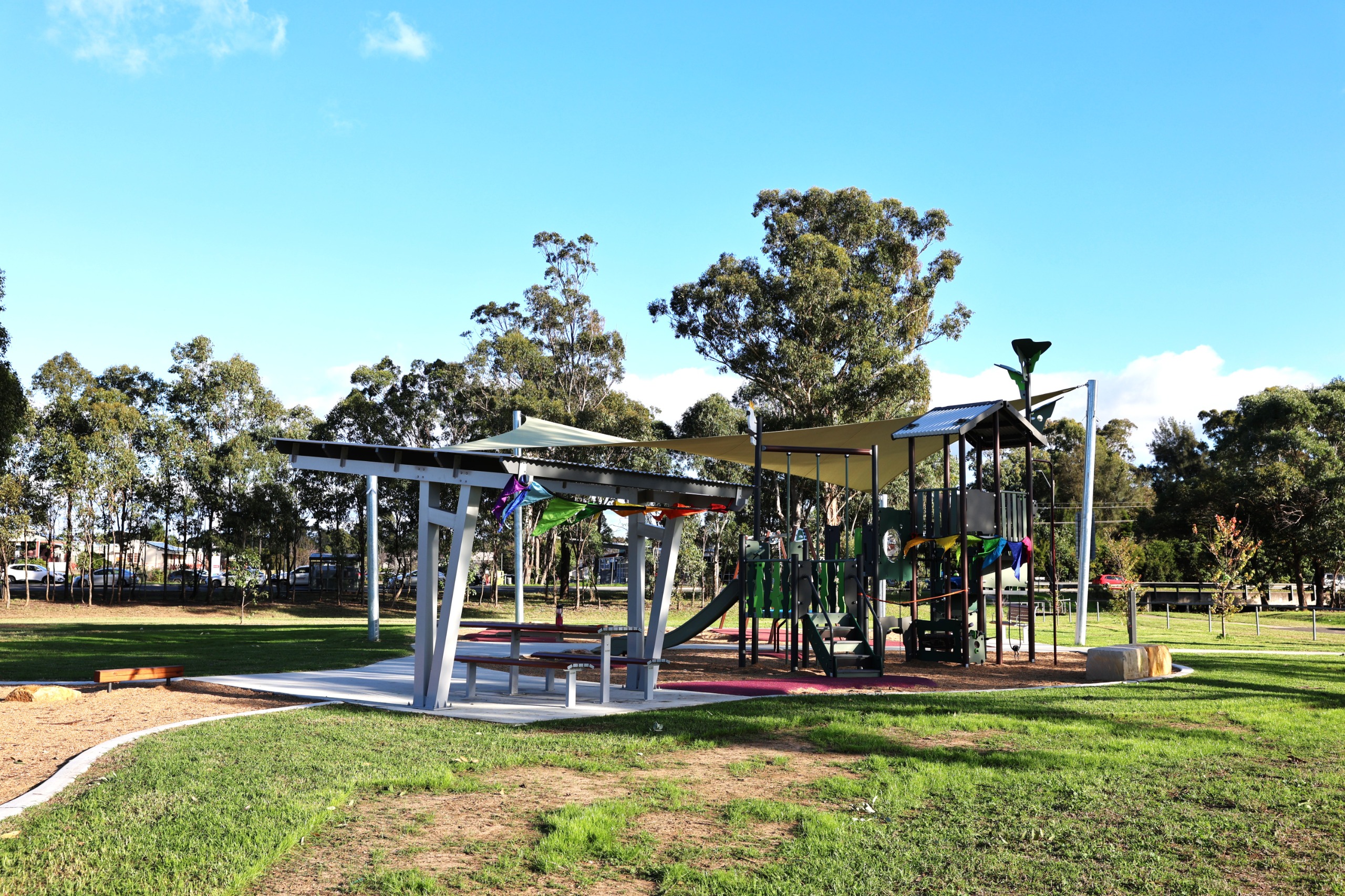 Completed playspace