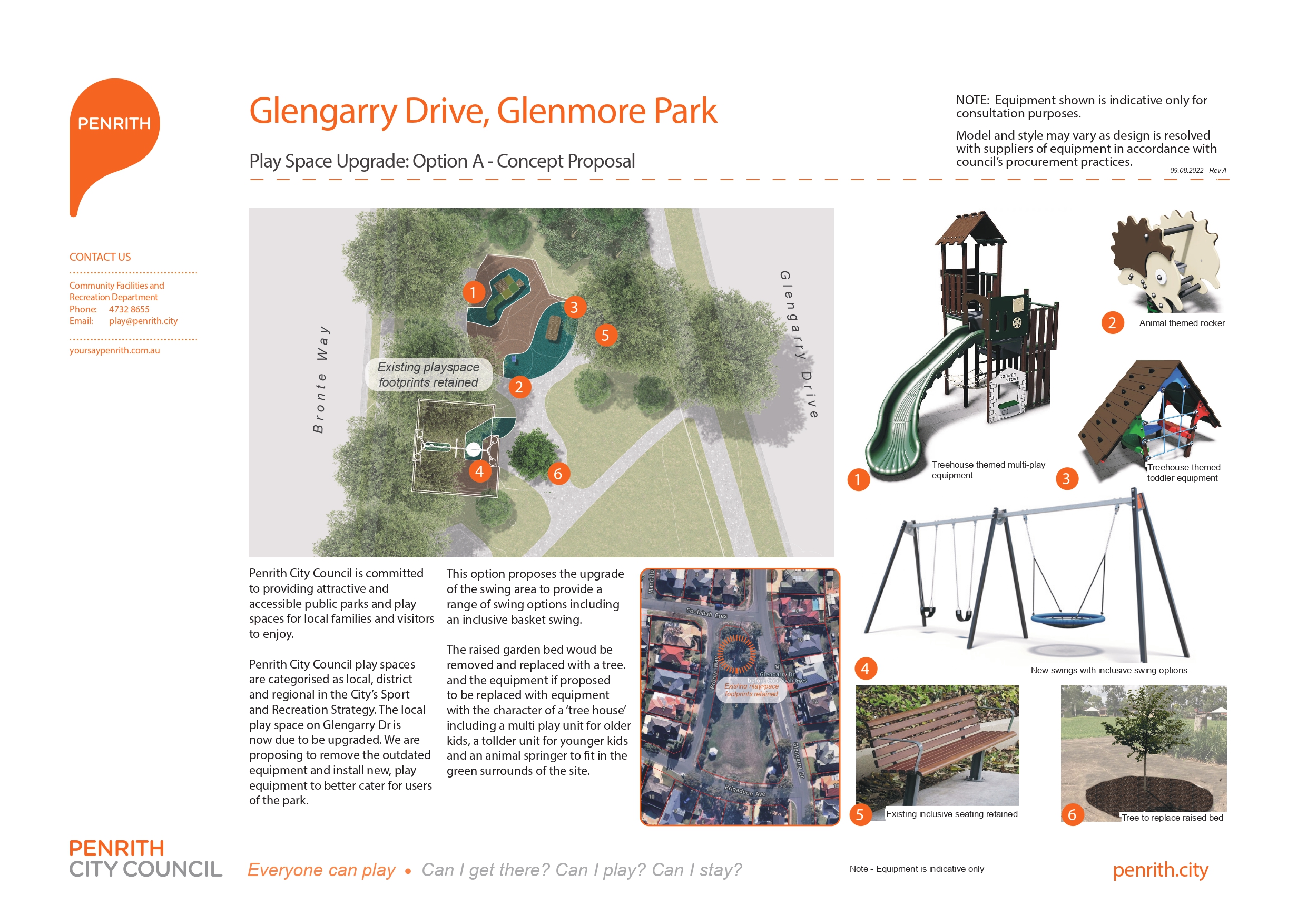 Glengarry Drive Reserve Playspace Upgrade Glenmore Park Your Say