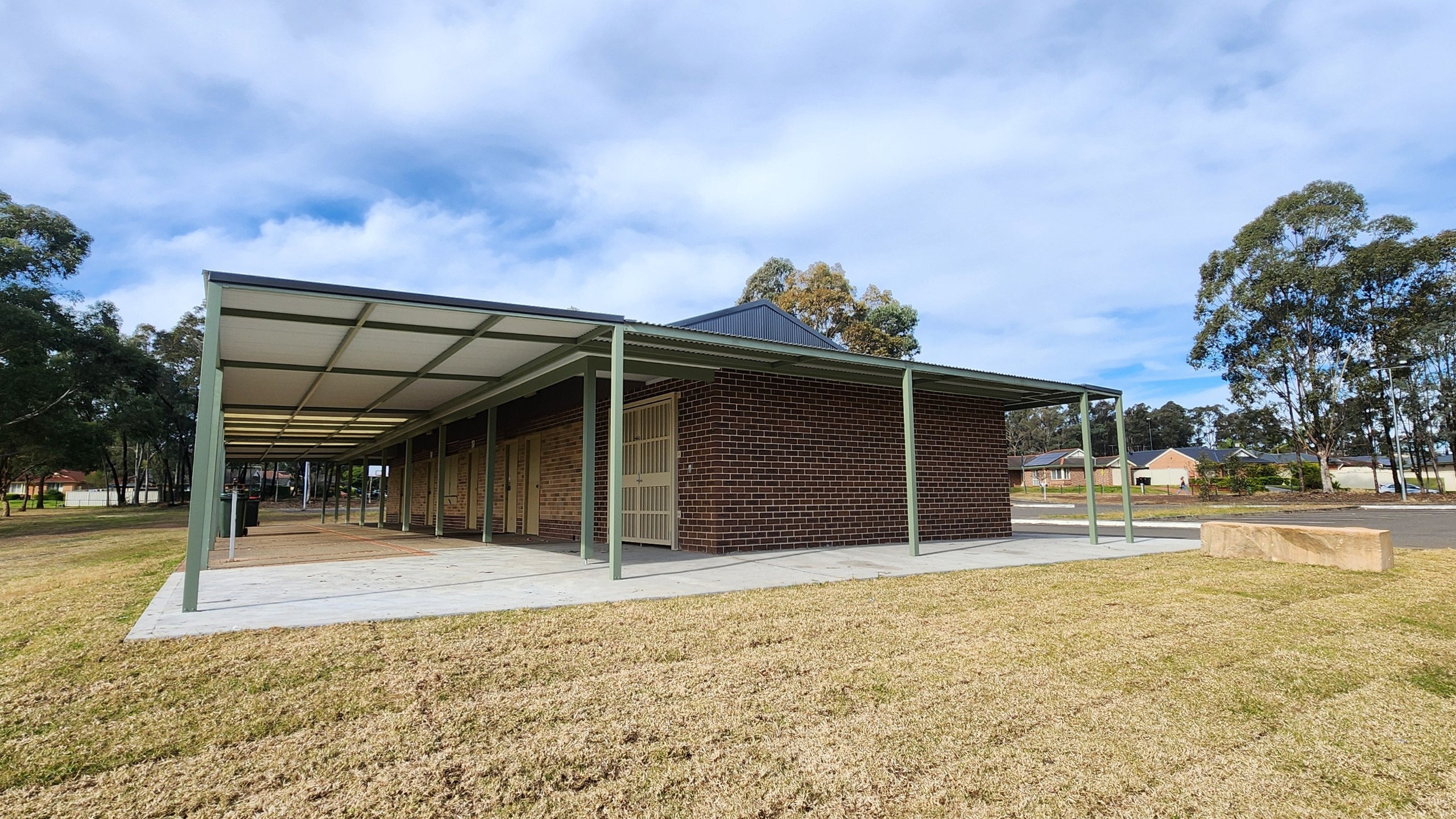 additional storage for the amenities building at Andromeda Drive Reserve