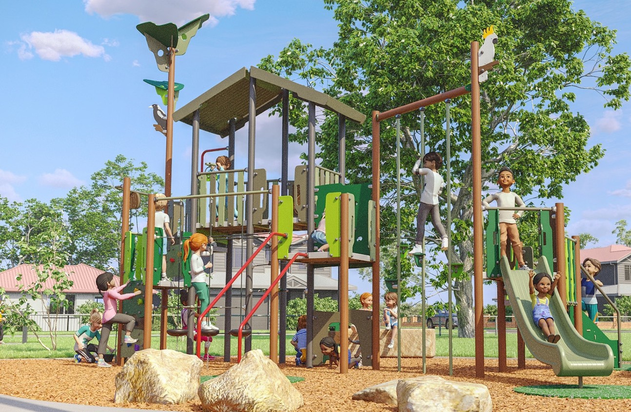 Climbing play unit for all ages