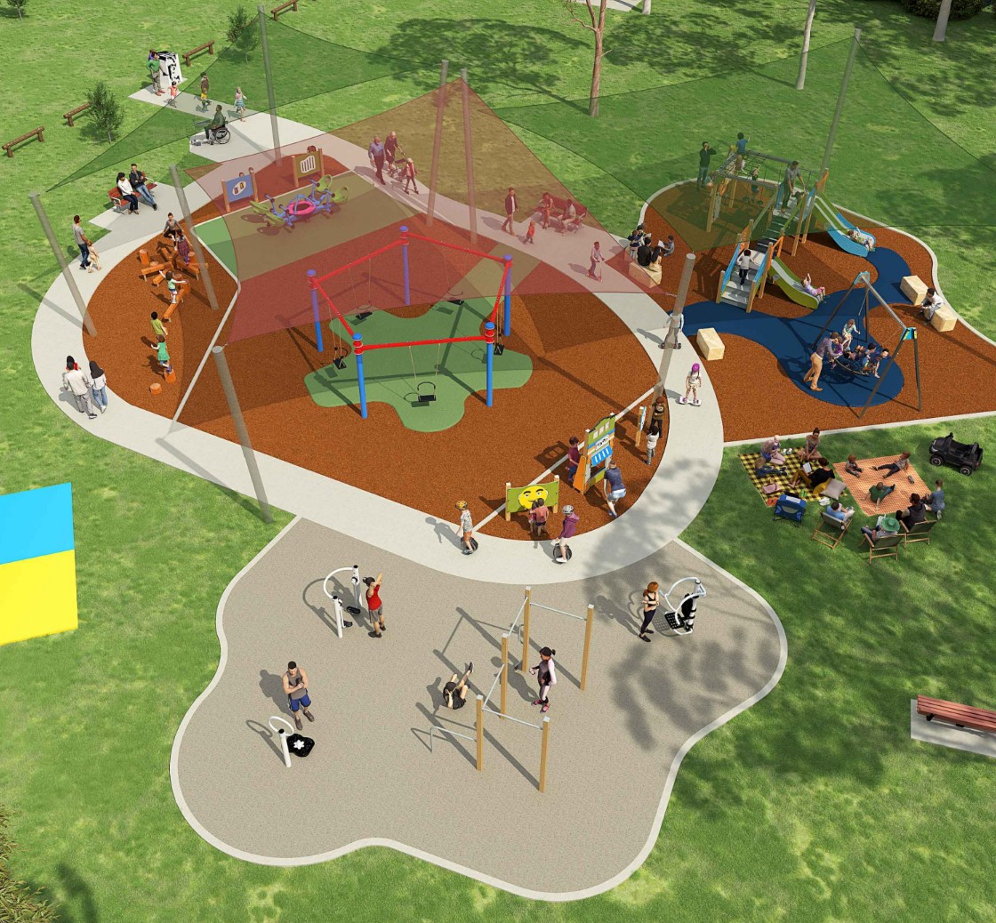 Option 2 birdseye view