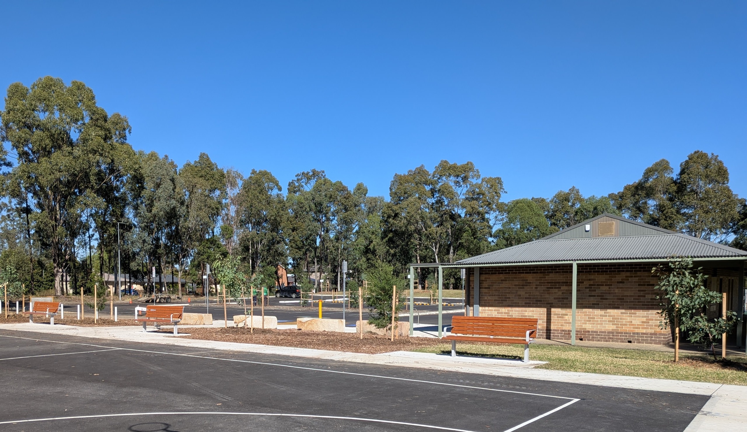 New seating and pathways