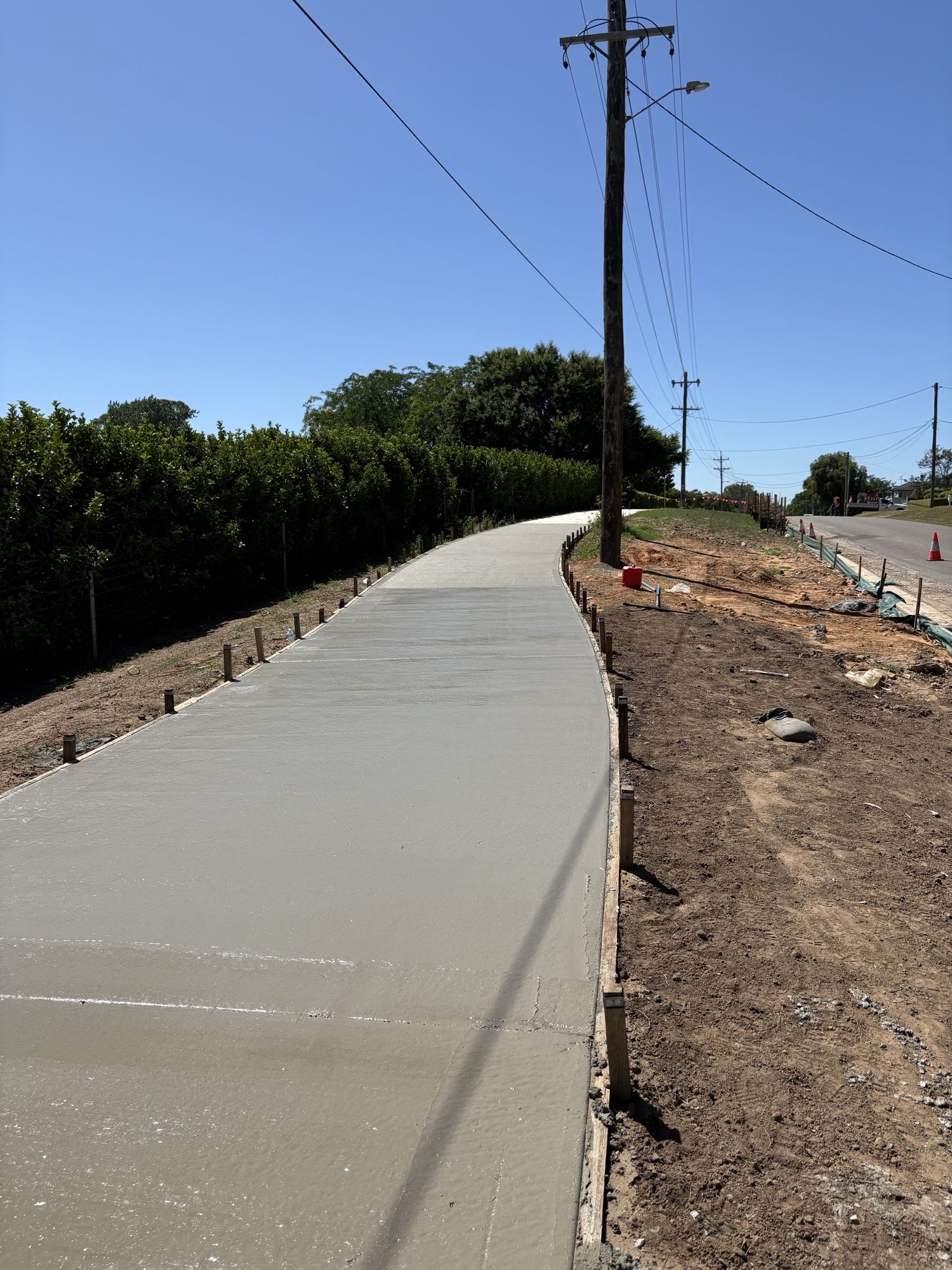 Shared path makes progress | Factory Road Shared Path | Your Say Penrith