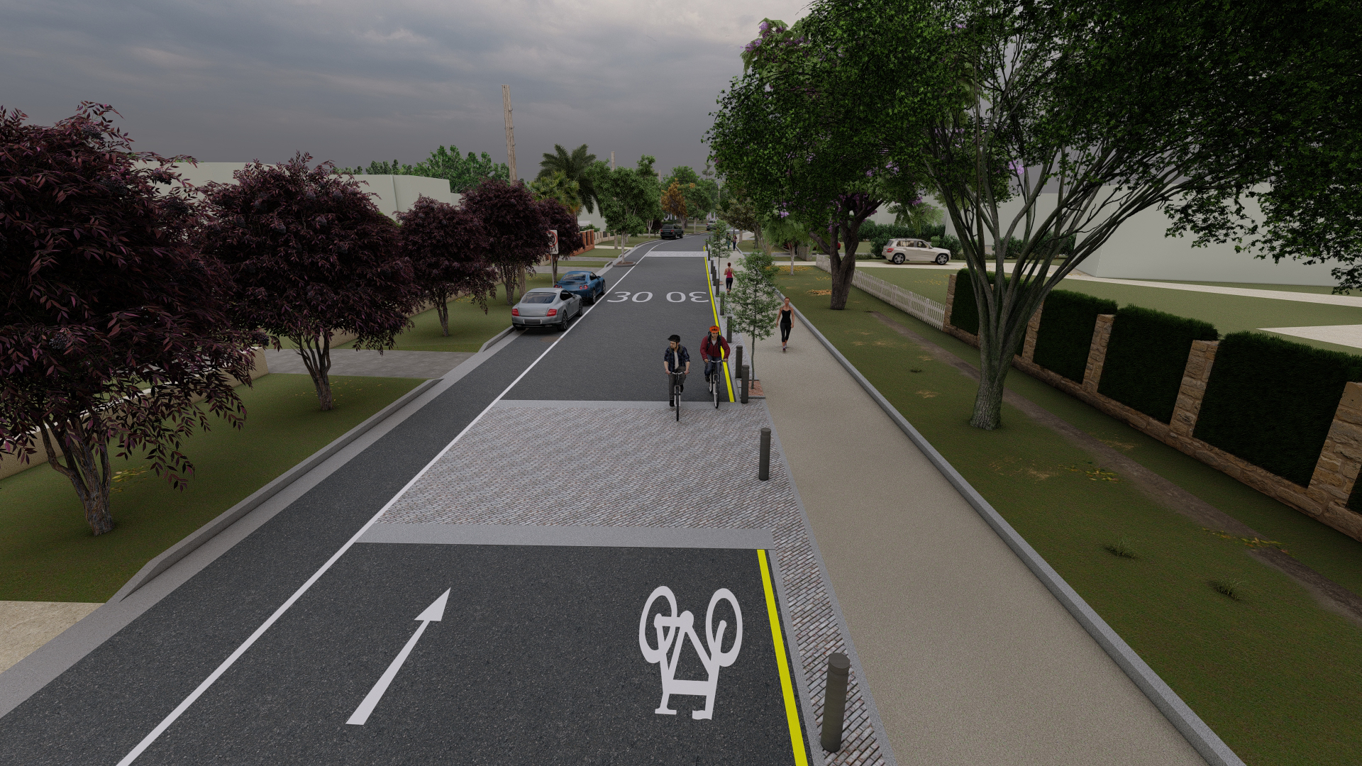 Key features of Nepean Avenue Pathway Project