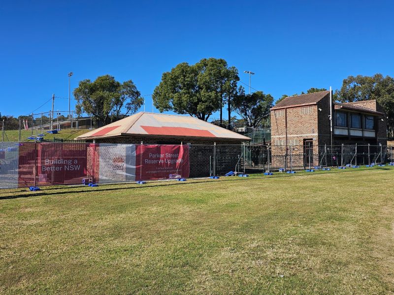 Parker Street Reserve amenities and storage room refurbishments