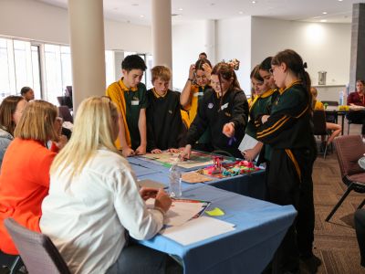 Presenting playspace designs to the judges